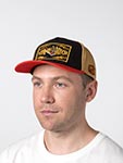 Бейсболка VON DUTCH арт. VD/1/PCB/WILD/11  (черный / оранжевый)